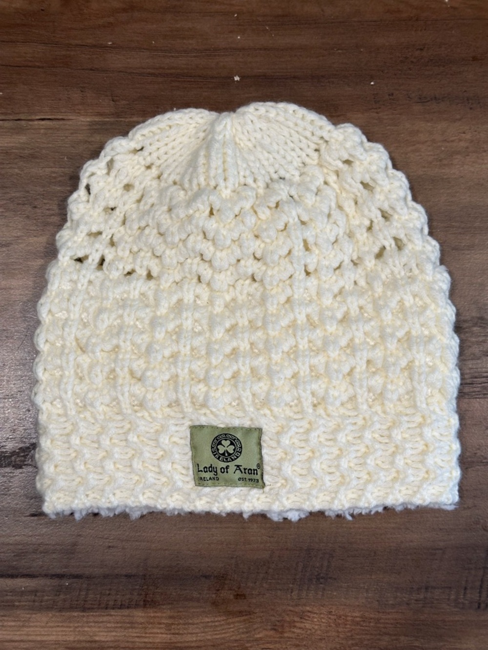 Lady of Aran Knit Beanie